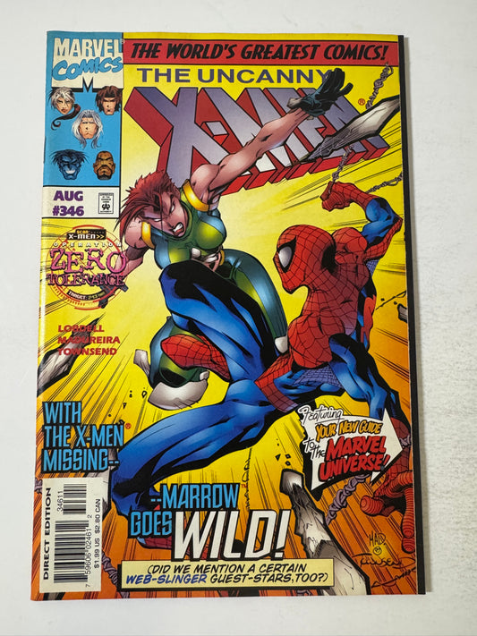 UNCANNY X-MEN #346 VF+ Joe Madureira Cover