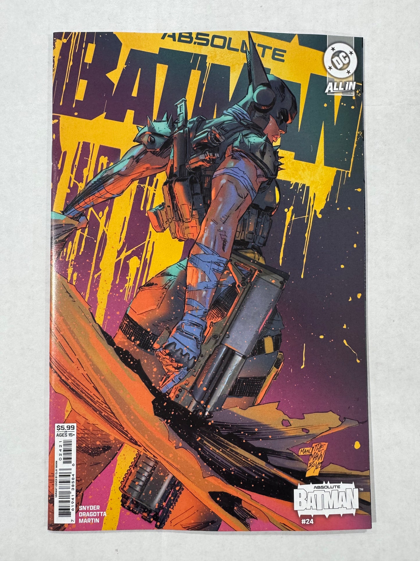 ABSOLUTE BATMAN #24 NM Cover B Clay Mann Variant