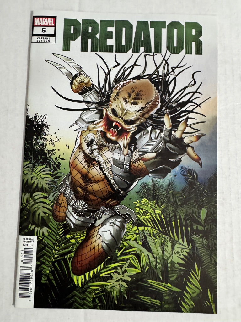 PREDATOR #5 NM Greg Land Variant