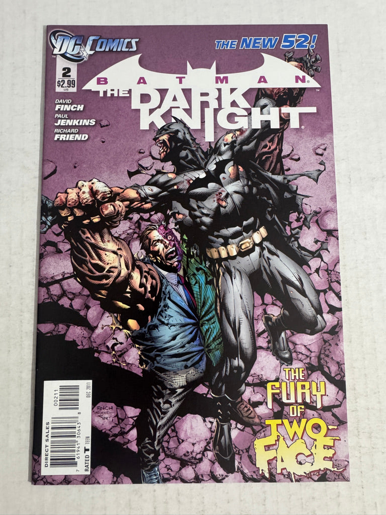 BATMAN THE DARK KNIGHT #2 Vol 2 David Finch Cover