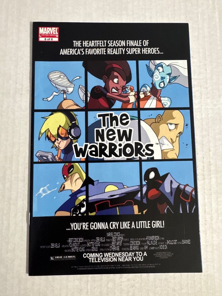 NEW WARRIORS #6 Vol 3 VF/NM Skottie Young Cover
