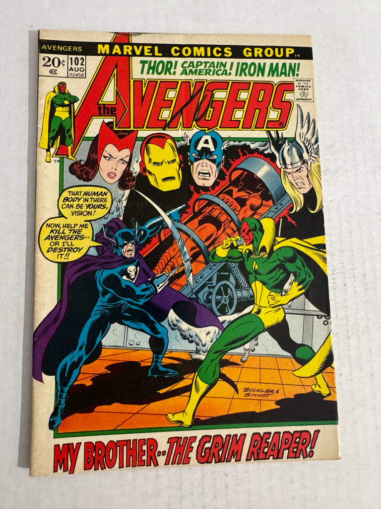 AVENGERS #102 VG/FN