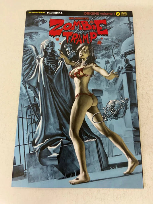 ZOMBIE TRAMP Origins #2 NM Migliari Red Foil Variant