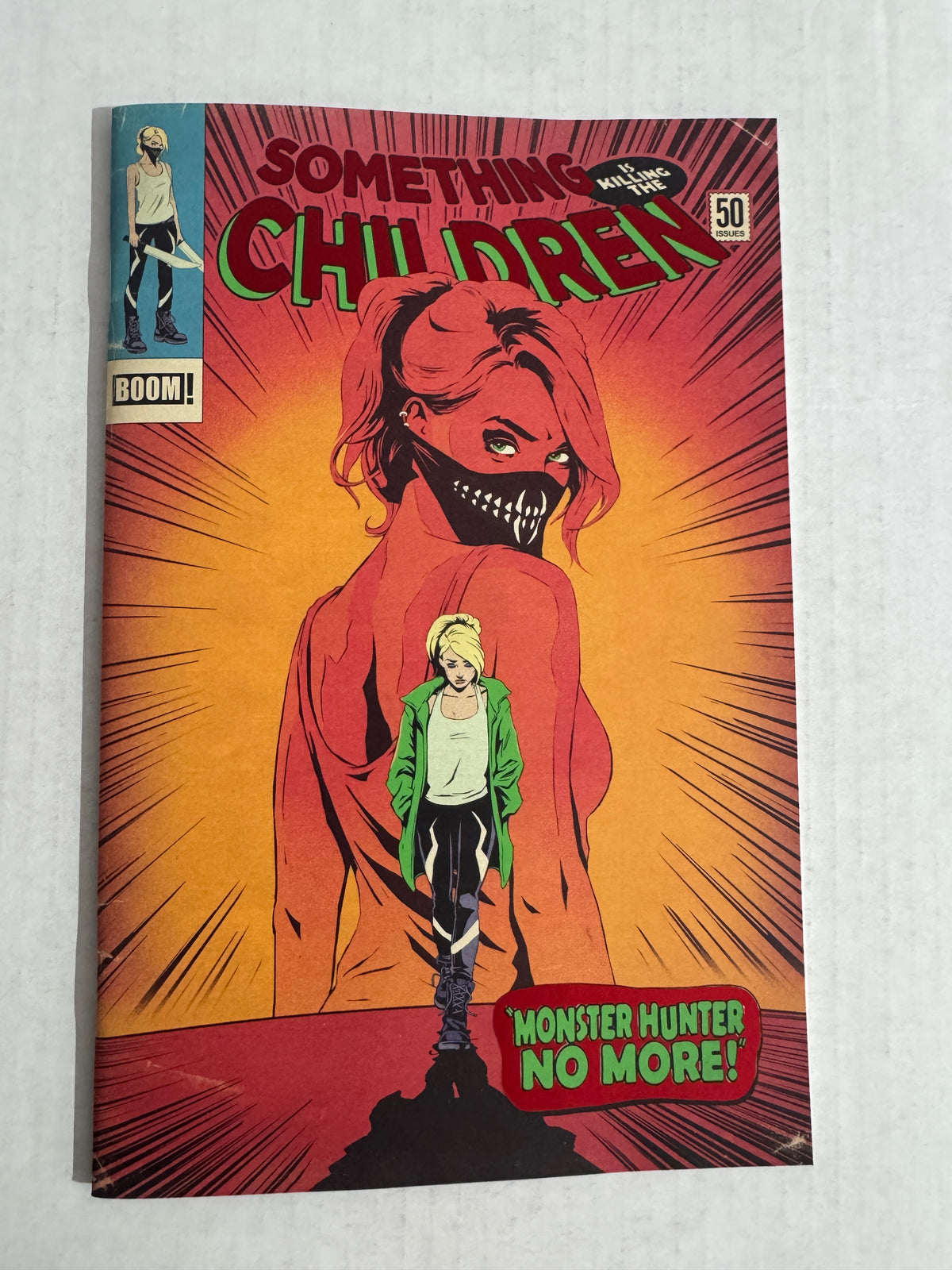 SOMETHING IS KILLING THE CHILDREN #50 NM NYCC Blind Bag Flops Foil Wrap Homage Variant LTD 550