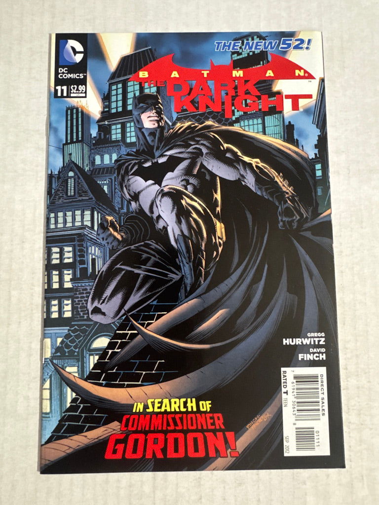 BATMAN THE DARK KNIGHT #11 Vol 2 David Finch Cover