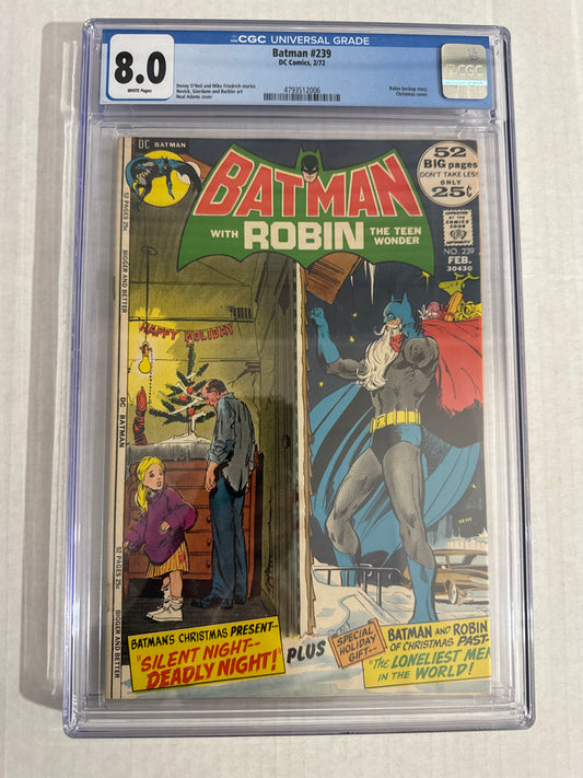 BATMAN #239 CGC 8.0 Neal Adams Cover