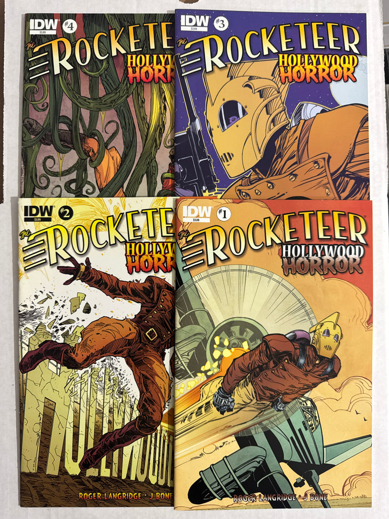 ROCKETEER Hollywood Horror #1-4 VF/NM Walter Simonson Cover SET