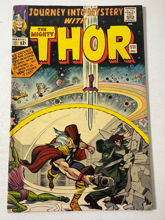 JOURNEY INTO MYSTERY #111 VG/FN