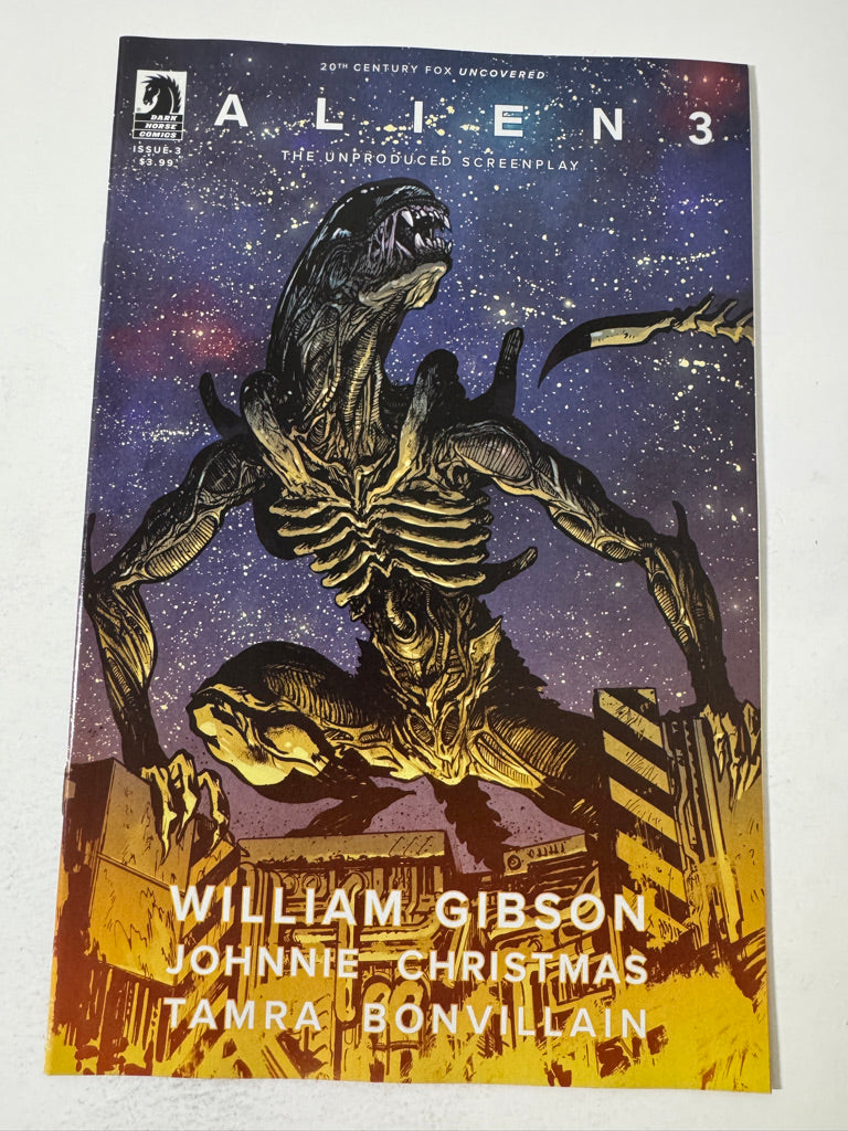 ALIEN 3 Unproduced Screenplay VF Daniel Warren Johnson Variant