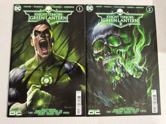KNIGHT TERRORS: GREEN LANTERN #1-2 NM Lucio Parrillo Cover SET
