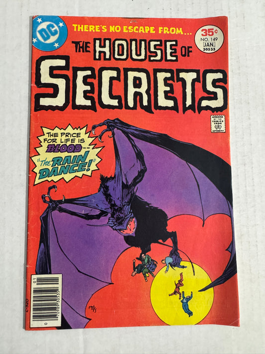 HOUSE OF SECRETS #149 VG Mike Kaluta Cover