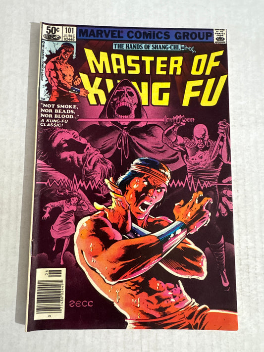 MASTER OF KUNG FU #101 VF- Mike Zeck Cover NEWSSTAND
