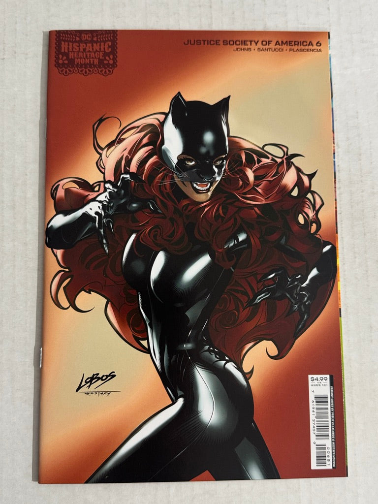 JUSTICE SOCIETY OF AMERICA #6 Vol 4 NM Pablo Villalobos Variant