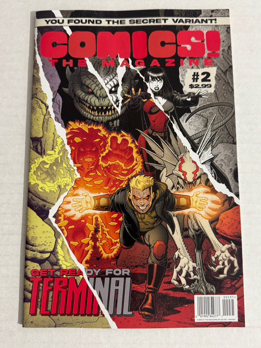 COMICS! THE MAGAZINE #2 NM Secret Arthur Adams Variant