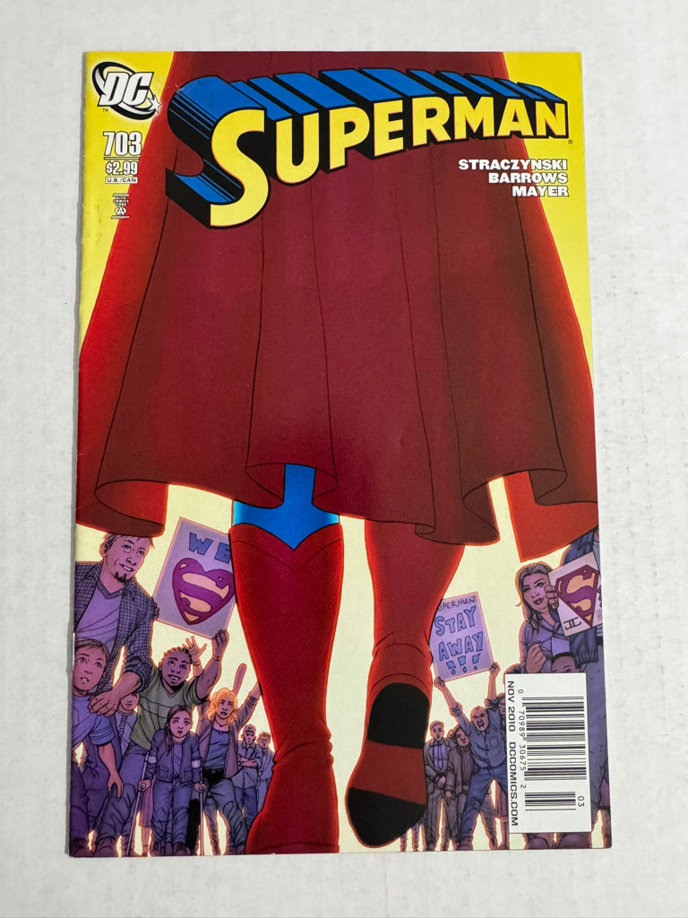 SUPERMAN #703 VF John Cassaday Cover NEWSSTAND