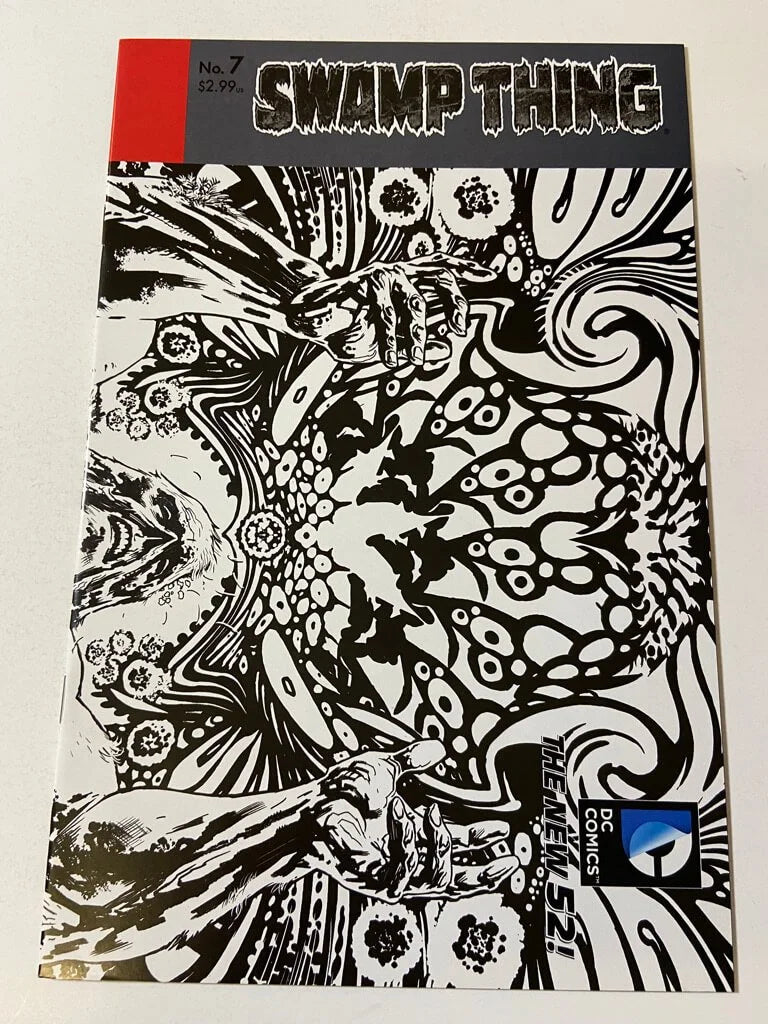 SWAMP THING #7 Vol 5 1:25 NM B/W Yanick Paquette Variant