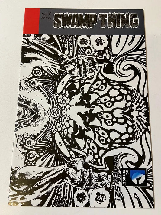 SWAMP THING #7 Vol 5 1:25 NM B/W Yanick Paquette Variant