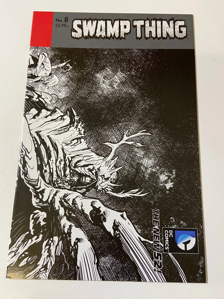 SWAMP THING #8 Vol 5 NM- 1:25 B/W Yanick Paquette Variant