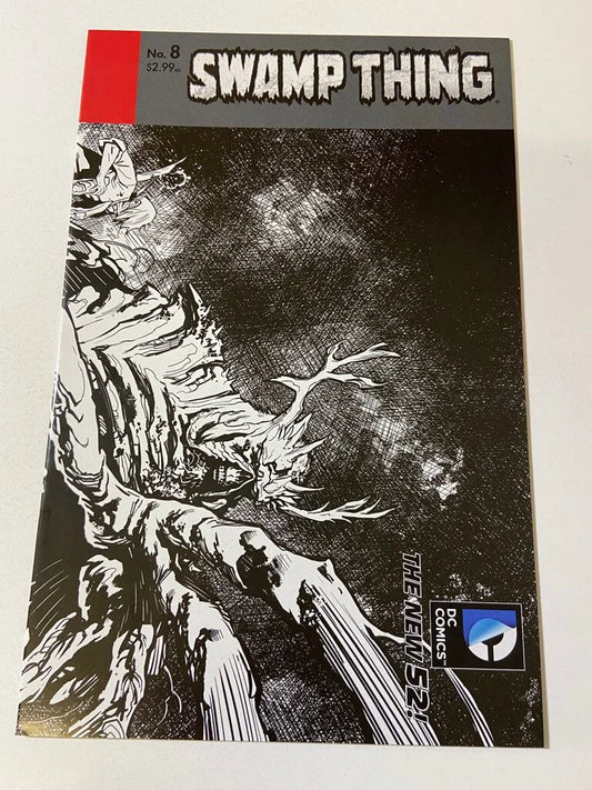 SWAMP THING #9 Vol 5 NM- 1:25 B/W Yanick Paquette Variant
