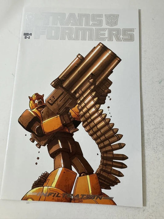 TRANSFORMERS Infiltration #4 NM 1:10 Variant