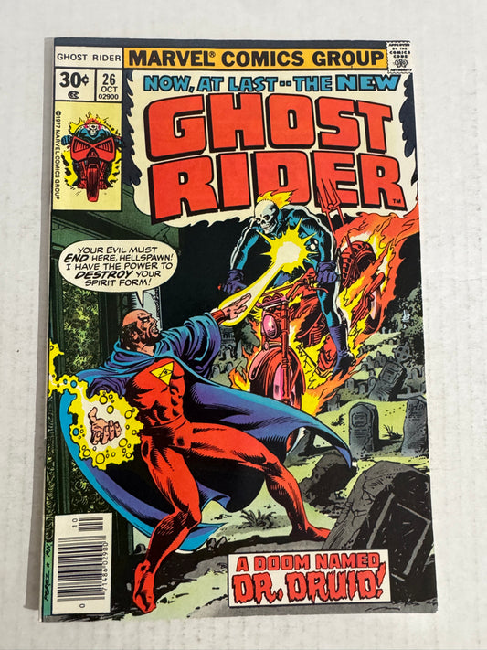 GHOST RIDER #26 VF+ George Perez Cover
