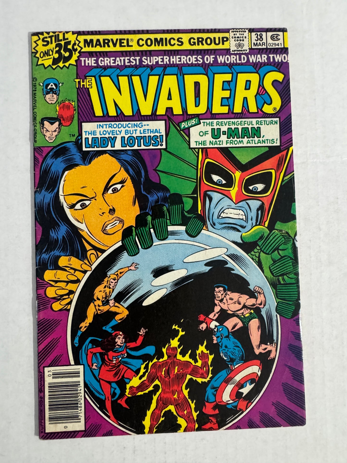INVADERS #38 FN 1ST APPEARANCE