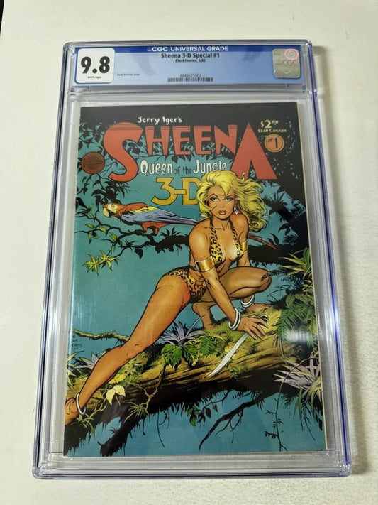 SHEENA 3D Special #1 CGC 9.8 Dave Steves Cover