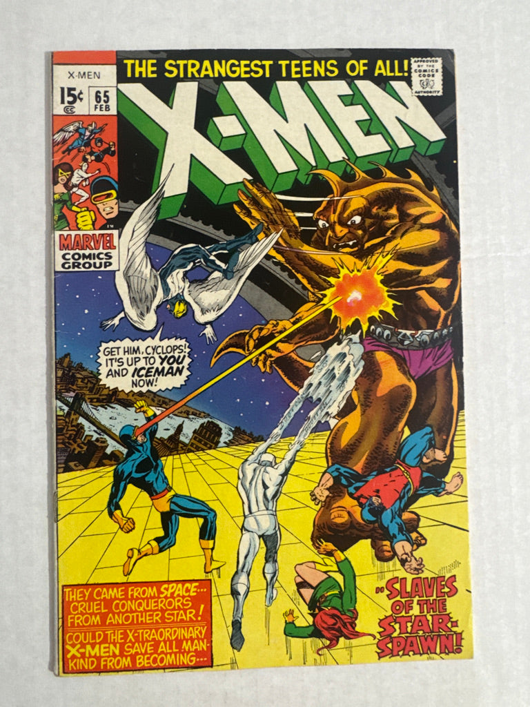 X-MEN #65 FN Neal Adams Cover