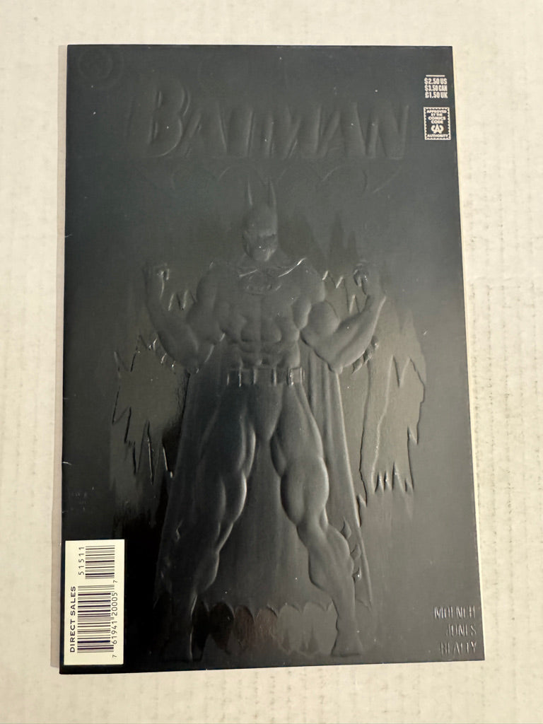 BATMAN #515 Kelley Jones Embossed Cover