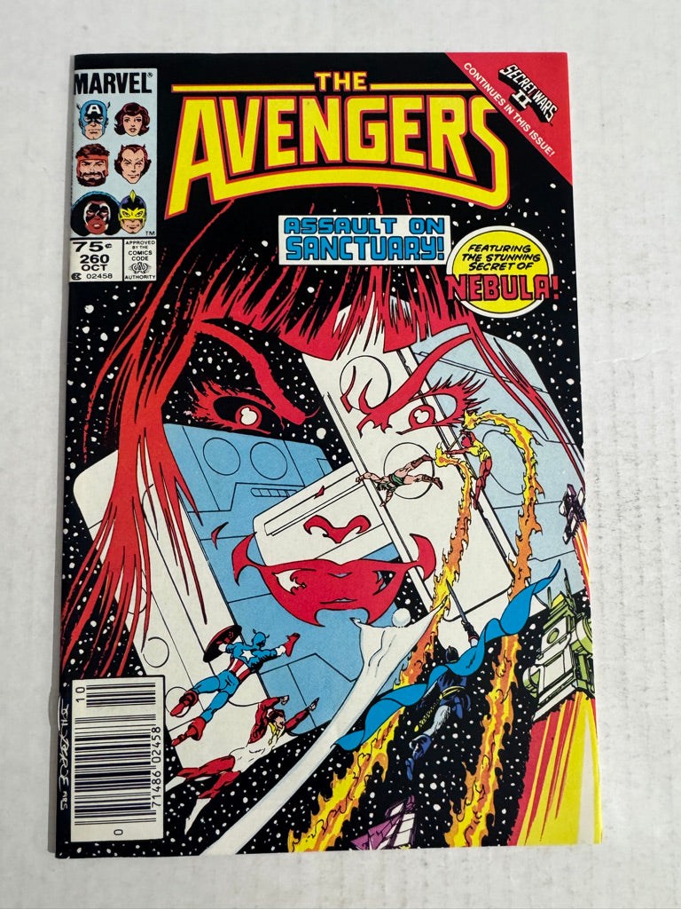 AVENGERS #260 VF John Byrne Cover CANADIAN PRICE VARIANT