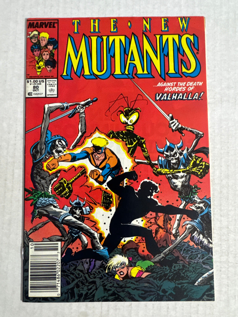 NEW MUTANTS #80 VF NEWSSTAND