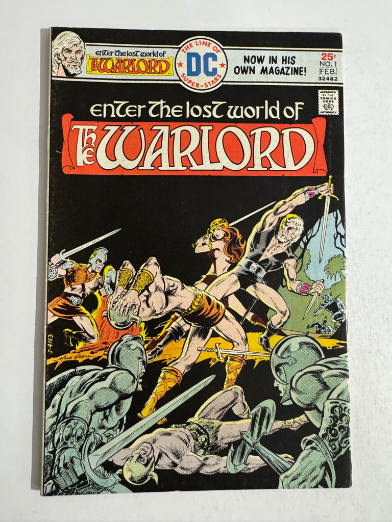 WARLORD #1 FN+ Mike Grell Cover