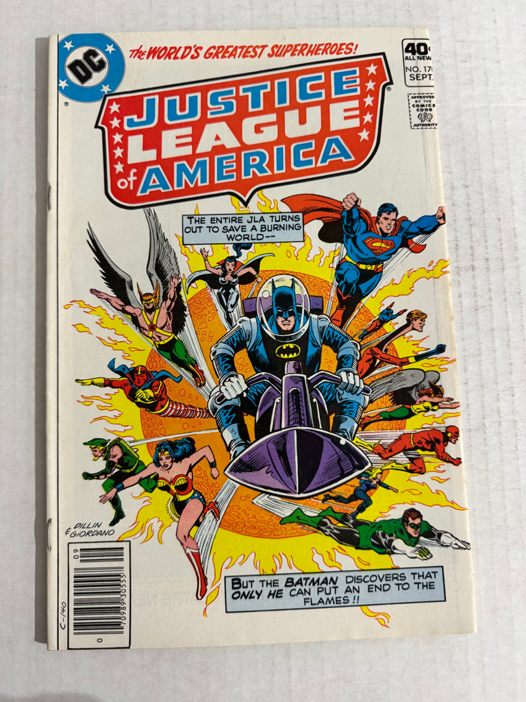 JUSTICE LEAGUE OF AMERICA #170 VF