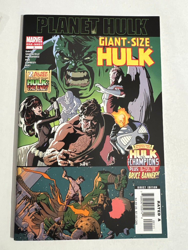 GIANT SIZE HULK PLANET HULK #1 NM Ryan Sook Cover