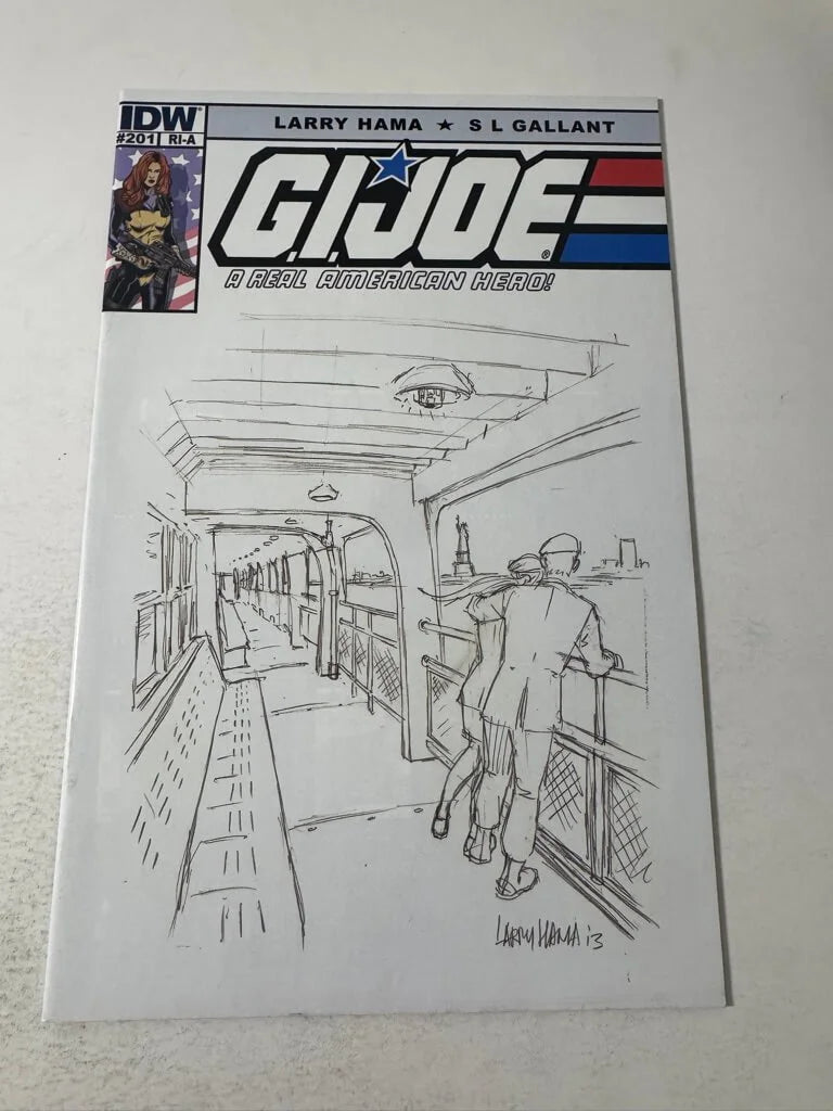 GI JOE A Real American Hero #201 NM 1:10 Larry Hama Sketch Variant