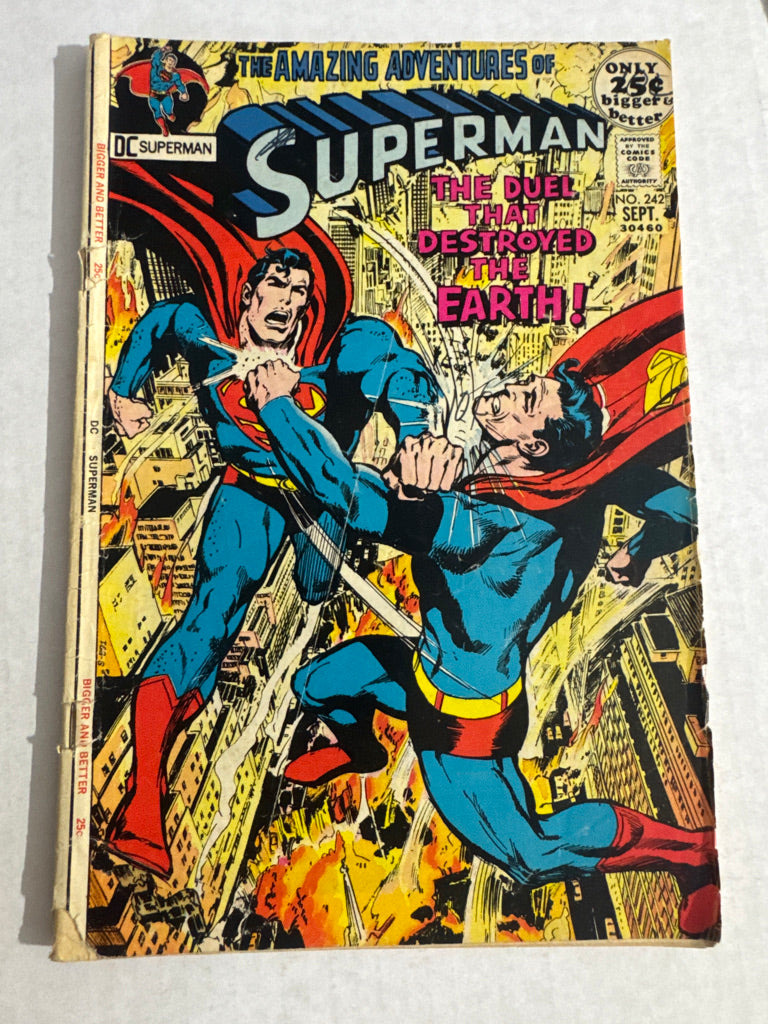 SUPERMAN #242 GD- Neal Adams Cover