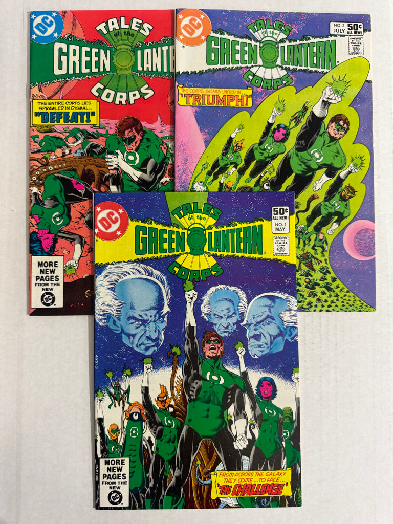 TALES OF GREEN LANTERN CORPS #1-3 NM- Brian Bolland Cover SET 1ST APPEARANCE