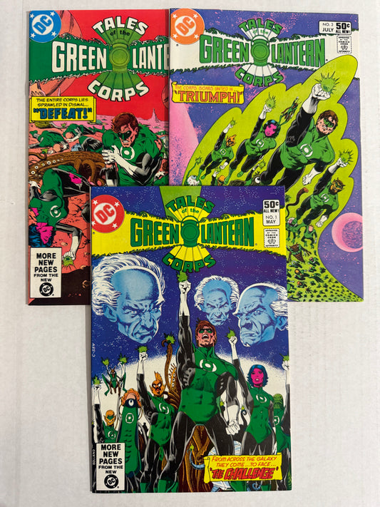 TALES OF GREEN LANTERN CORPS #1-3 NM- Brian Bolland Cover SET 1ST APPEARANCE