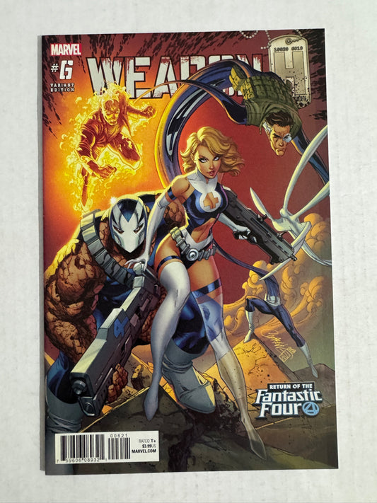 WEAPON H #6  NM J Scott Campbell Fantastic Four Variant