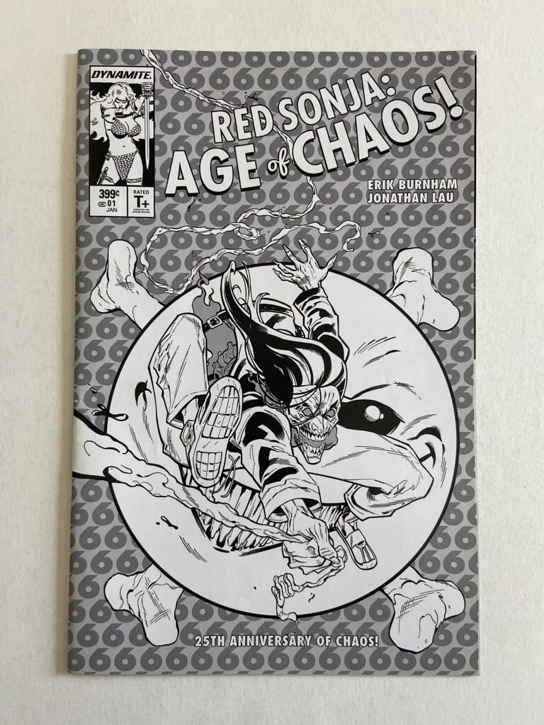 RED SONJA Age of Chaos #1 NM 1:21 B/W Amazing Spider-Man 300 Homage Variant