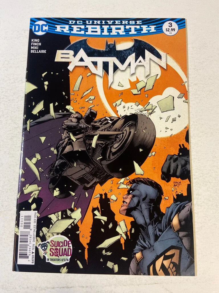 BATMAN #4 Vol 3 David Finch Cover