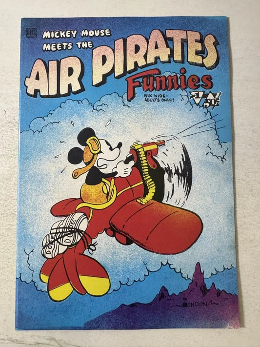 AIR PIRATE FUNNIES #1 VF/NM BANNED by DISNEY
