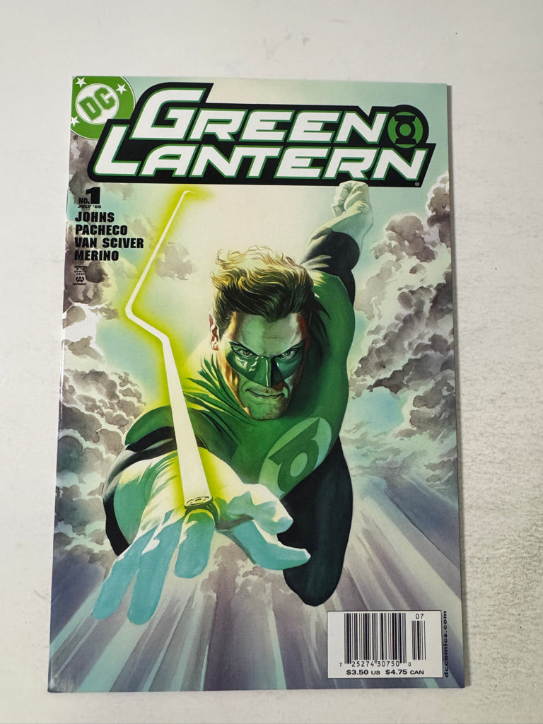 GREEN LANTERN #1 Vol 4 NM- Alex Ross Variant NEWSSTAND 1ST APPEARANCE