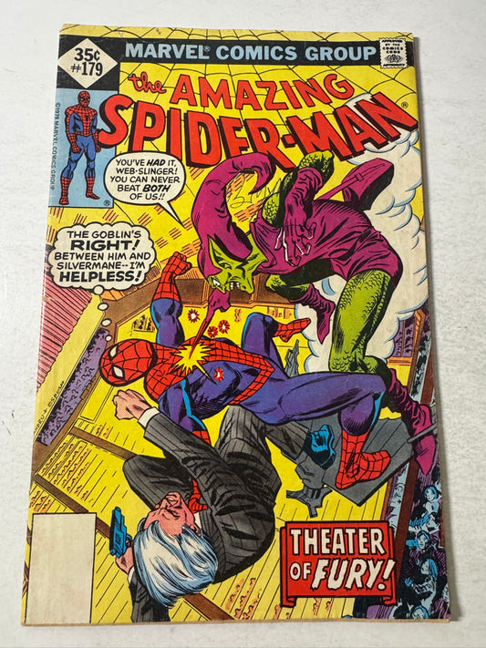 AMAZING SPIDER-MAN #179 VG Whitman Variant