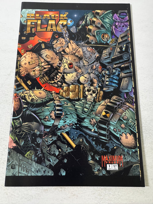 BLACK FLAG #1 NM Gatefold Cover