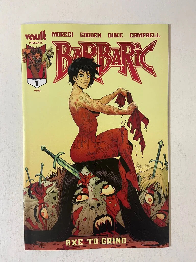 BARBARIC Axe To Grind #1 NM Colin Howell B Variant