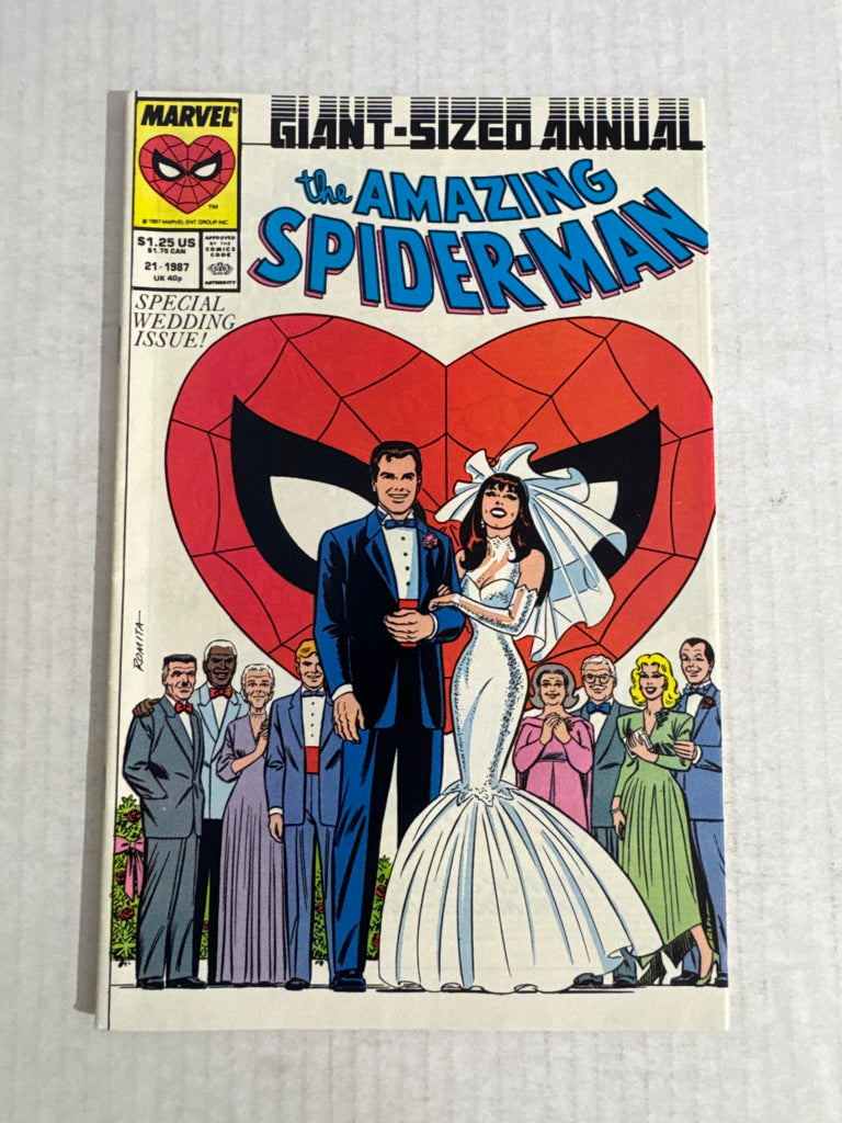 AMAZING SPIDER-MAN ANNUAL #21 VF+ John Romita Cover