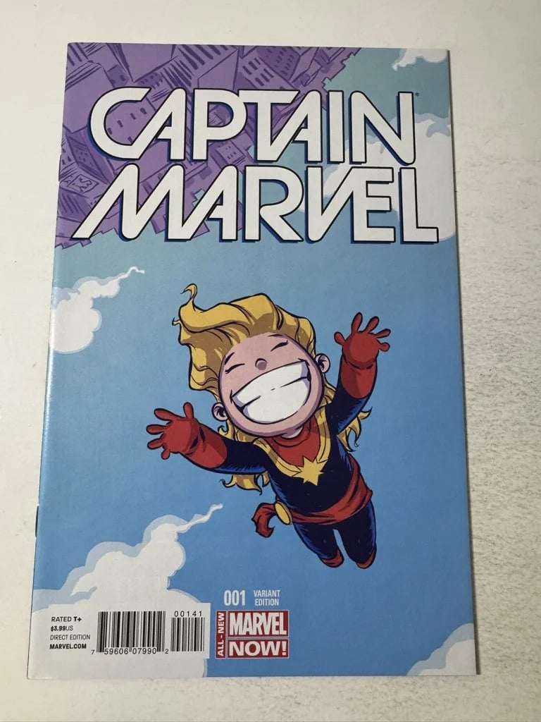 CAPTAIN MARVEL #1 Vol 7 NM  Skottie Young Variant 1ST APPEARANCE