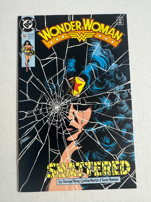 WONDER WOMAN #52 Vol 2 NM- George Perez Cover