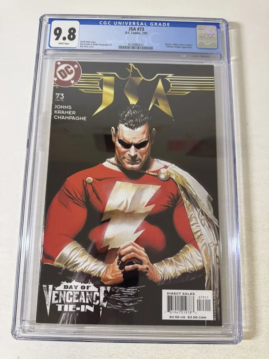 JSA #73 CGC 9.8 Alex Ross Cover